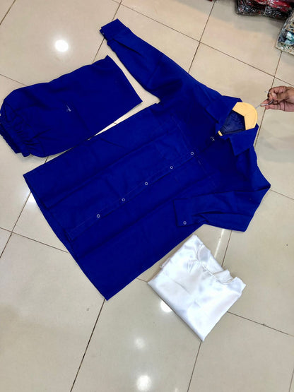 3PC Western Style Coat Inner & Trouser